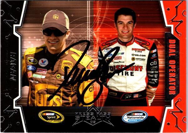 794959 David Ragan Autographed Trading Card - Nascar, Auto Racing, SC 2009 Press Pass Stealth No.65