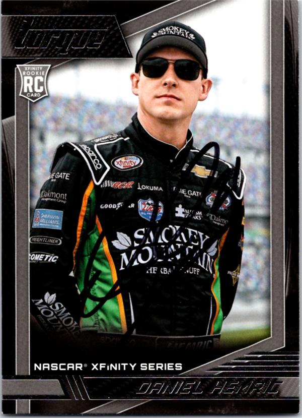 768513 Daniel Hemric Autographed Trading Card - Nascar Driver, SC 2017 Panini Torque Rookie No.37