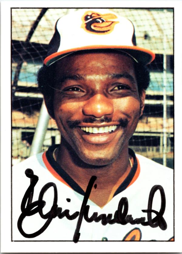 768673 Elrod Hendricks Autographed Baseball Card - Baltimore Orioles 1975 SSPC No.384