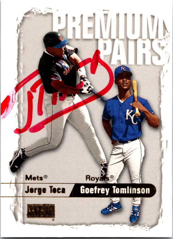 794159 Jorge Toca Autographed Baseball Card -   York Mets 2000 Skybox No.241