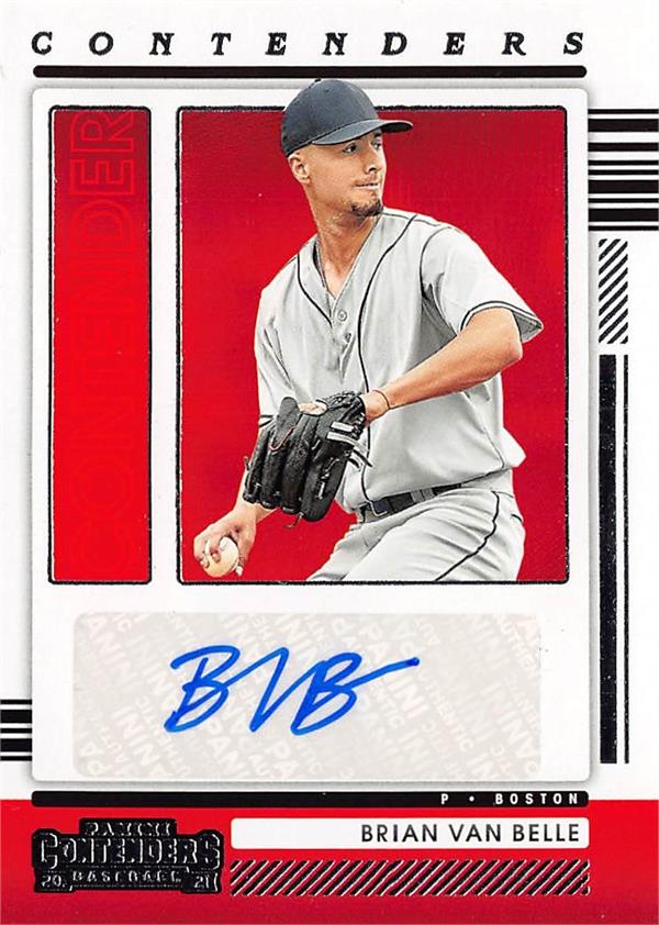 794302 Brian Van Belle Autographed Baseball Card - Boston Red Sox 2021 Panini Contenders No.CABV -  Autograph Warehouse