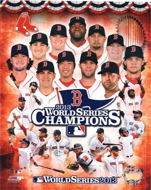 795311 Boston Red Sox Team 2013 World Series Champions 8 x 10 in. Photo - Photofile Licensed No.1