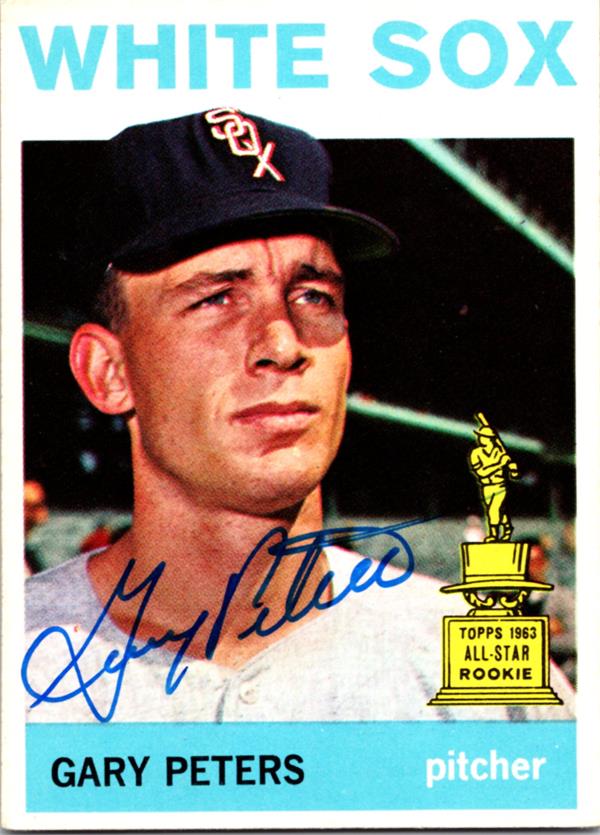 768857 Gary Peters Autographed Baseball Card - Chicago White Sox 1964 Topps All Star Rookie No.130