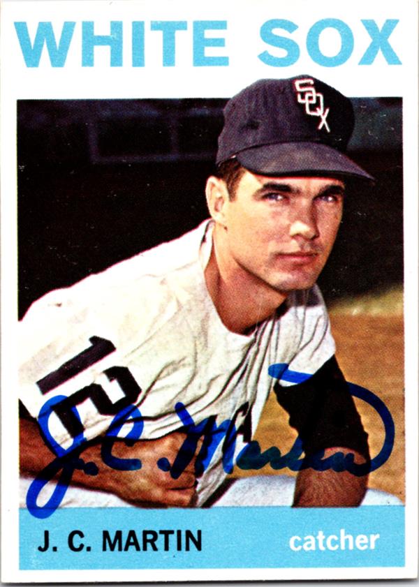 768939 J.C. Martin Autographed Baseball Card - Chicago White Sox 1964 Topps No.148