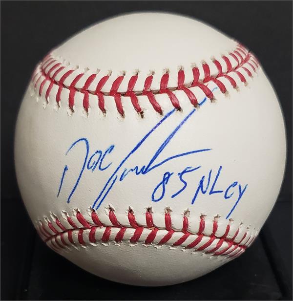 Picture of Autograph Warehouse 780116 Doc Gooden Autographed Baseball - Inscribed 85 NL CY - Romlb   York Mets