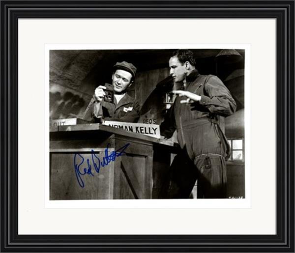 736515 Red Buttons Autographed 8 x 10 in. Photo - Actor No.1 Matted & Framed