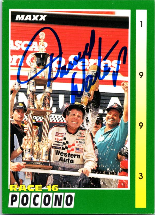 736712 Darrell Waltrip Autographed Trading Card - Nascar Driver, Auto Racing, SC 1993 Maxx No.280