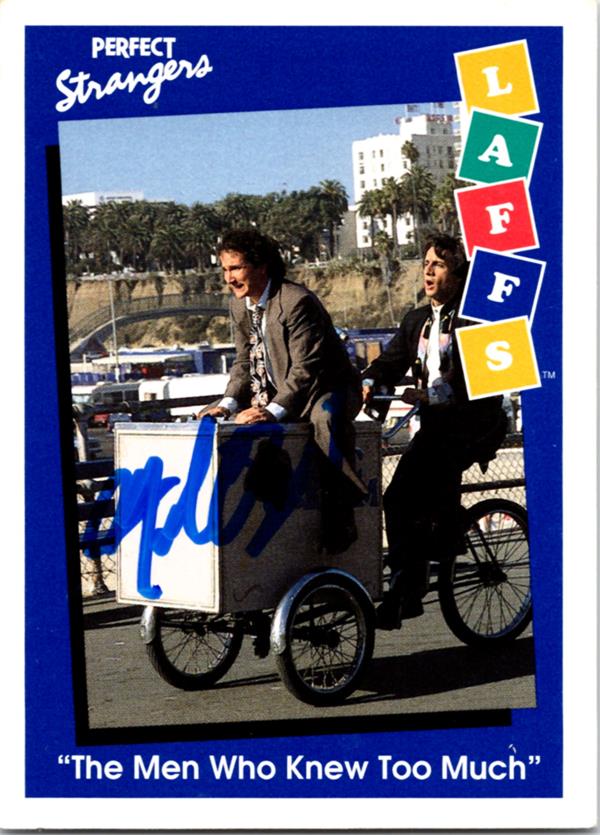 783145 Mark Linn-Baker Autographed Trading Card - Perfect Strangers, Larry Appleton 1991 Impel Laffs No.71