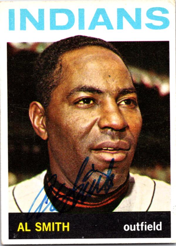781059 Al Smith Autographed Baseball Card - Chicago White Sox 1964 Topps No.317