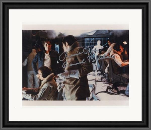 770018 Bruce Boa Autographed 8 x 10 in. Phot - General Rieekan, Empire Strikes Back Star Wars No.1 Matted & Framed
