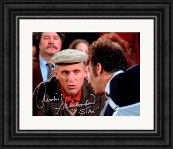 782424 Armin Shimerman Autographed 8 x 10 in. - Seinfeld, Stan The Caddy No.1 Matted & Framed