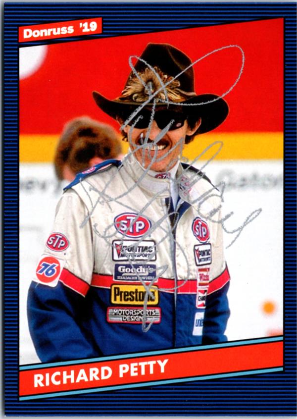 793894 Richard Petty Autographed Trading Card - Auto Racing Nascar Driver 2019 Panini Donruss No.104