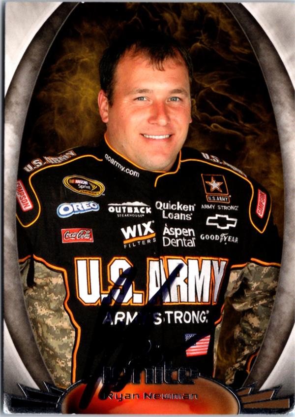793902 Ryan Man Autographed Trading Card - Auto Racing, Nascar 2012 Press Pass Ignite No.29