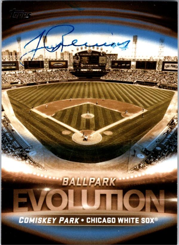 737201 Jerry Reinsdorf Autographed Baseball Card - Chicago White Sox Owner, SC 2019 Topps Comiskey Park No.ES6