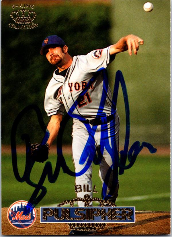 737034 Bill Pulsipher Autographed Baseball Card -   York Mets 1996 Pacific No.137