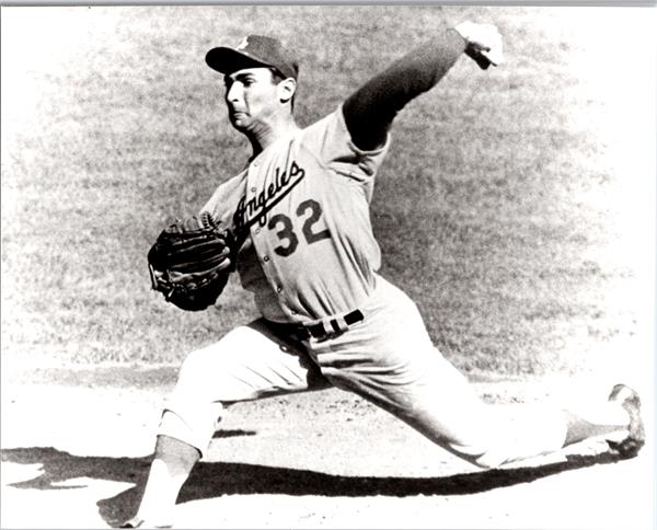 769852 Sandy Koufax 8 x 10 in. Photo - Brooklyn Dodgers Licensed No.2