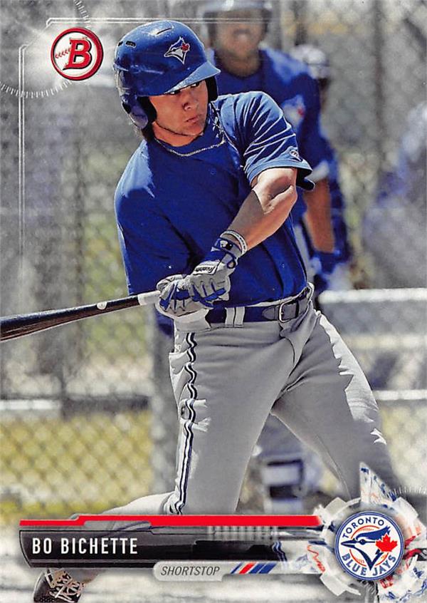 768368 Bo Bichette Baseball Card - Pre Rookie 2017 Topps Bowman No.BD38 Toronto Blue Jays