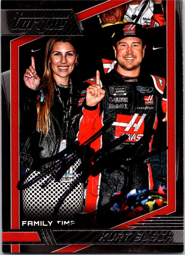 782490 Kurt Busch Autographed Trading Card - Auto Racing, Nascar, SC 2017 Panini Torque No.84