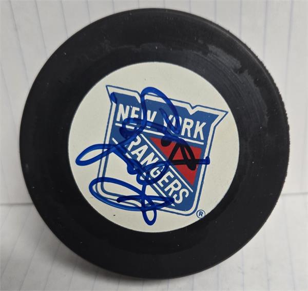 Picture of Autograph Warehouse 5700 Rod Seiling Autographed Hockey Puck -   York Rangers