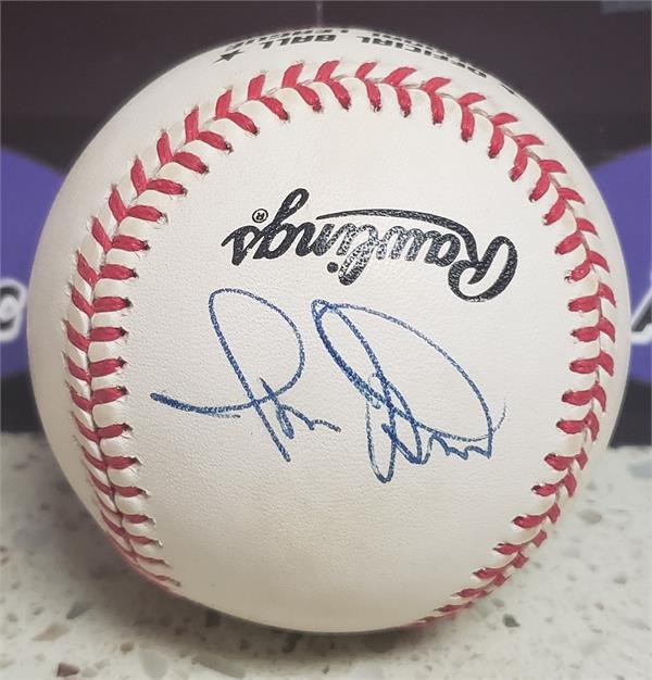 Picture of Autograph Warehouse 736518 Ron Hunt Autographed Baseball - National League Ball Side Panel -   York Mets Giants Expos ORNLB