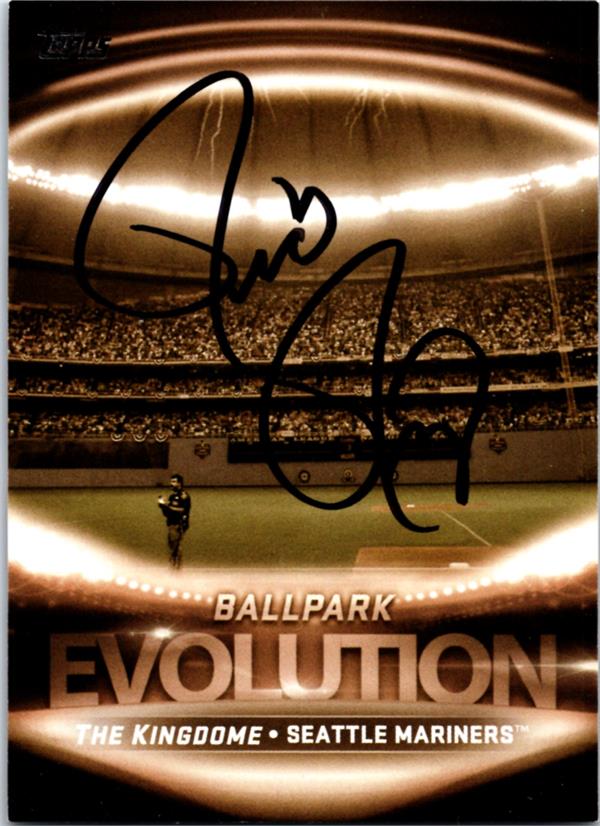737128 Rick Rizzs Autographed Baseball Card - Seattle Mariners Broadcaster, SC 2019 Fleer The Kingdome No.ES1