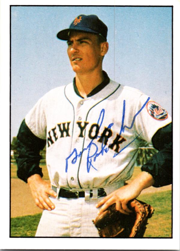 737238 Gordon Richardson Autographed Baseball Card -   York Mets 1981 TCMA No.460