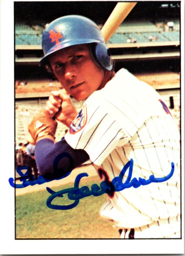 737337 Bud Harrelson Autographed Baseball Card -   York Mets 1975 SSPC No.545