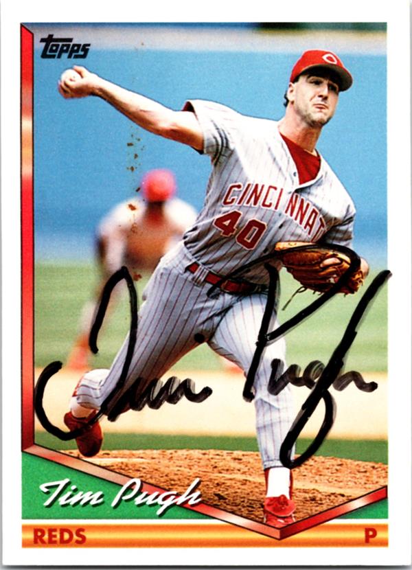 780983 Tim Pugh Autographed Baseball Card - Cincinnati Reds 1994 Topps No.95