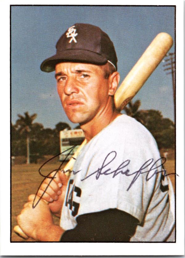 780701 Jimmie Schaffer Autographed Baseball Card - Chicago White Sox 1978 TCMA No.152