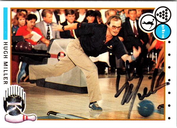 794893 Hugh Miller Autographed Trading Card - Bowling, SC 1990 Kingpins No.8
