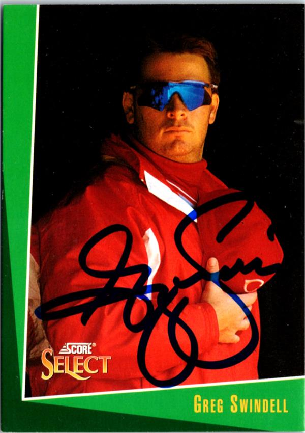795039 Greg Swindell Autographed Baseball Card - Cincinnati Reds 1992 Score Select No.179