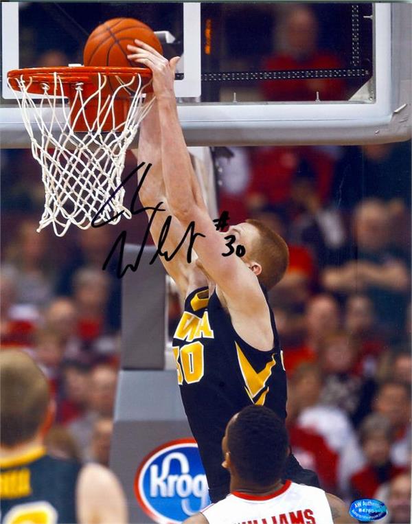 Picture of Autograph Warehouse 312673 Aaron White Autographed 8 x 10 in. Photo - Iowa State Cyclones
