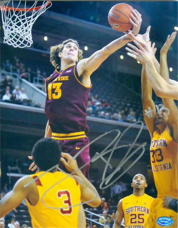 Picture of Autograph Warehouse 312696 Jordan Bachynski Autographed 8 x 10 in. Photo - Arizona State