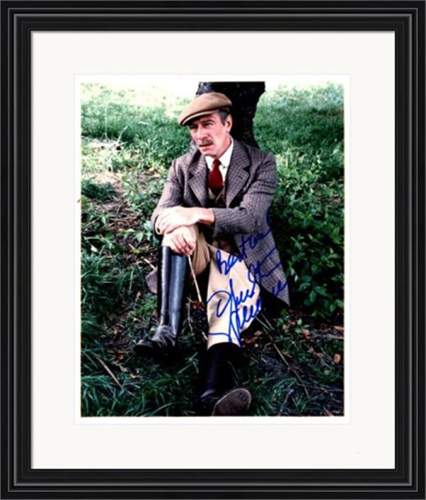 737999 Christopher Plummer Autographed 8 x 10 in. Photo - Actor No.21 Matted & Framed