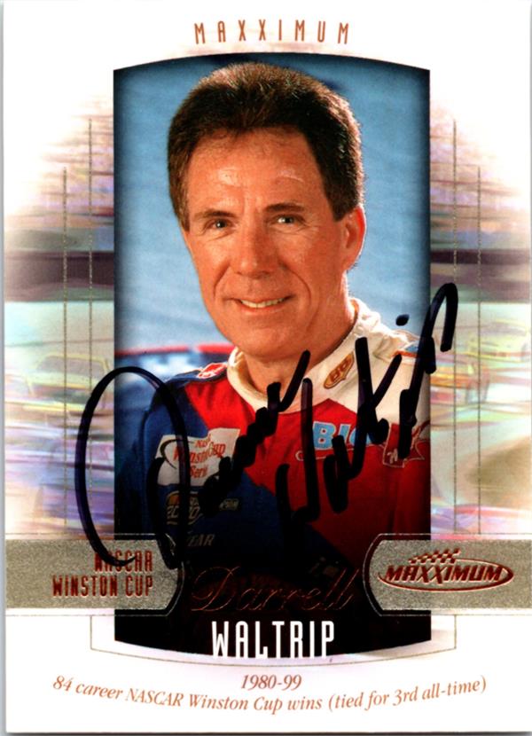 780292 Darrell Waltrip Autographed Trading Card - Auto Racing, Nascar, SC 2000 Upper Deck Maxximum No.30