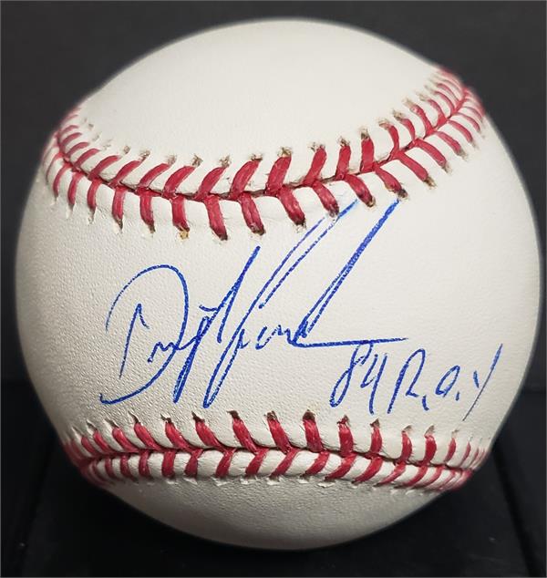 780122 Dwight Gooden Autographed Baseball - Inscribed 84 Roy - Romlb Mets Doc 1984 Rookie Year