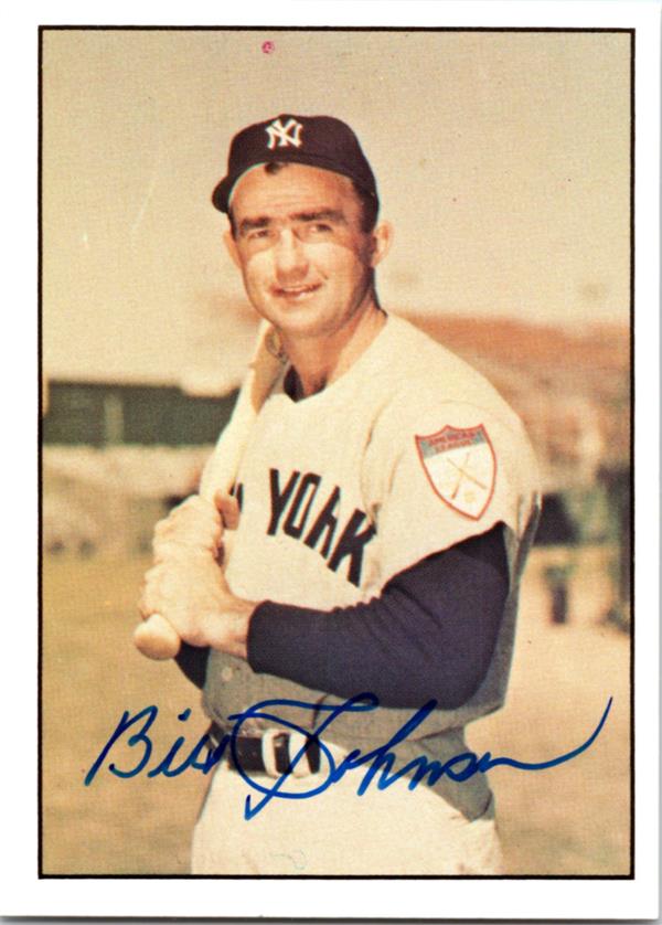 780469 Billy Johnson Autographed Baseball Card -   York Yankees 1979 TCMA No.230