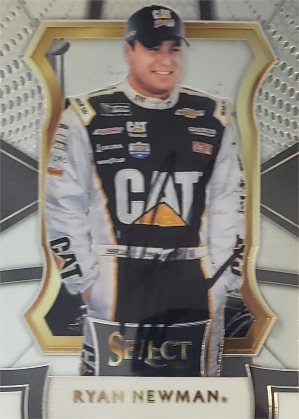 780307 Ryan Man Autographed Trading Card - Auto Racing, Nascar, SC 2017 Panini Select No.59
