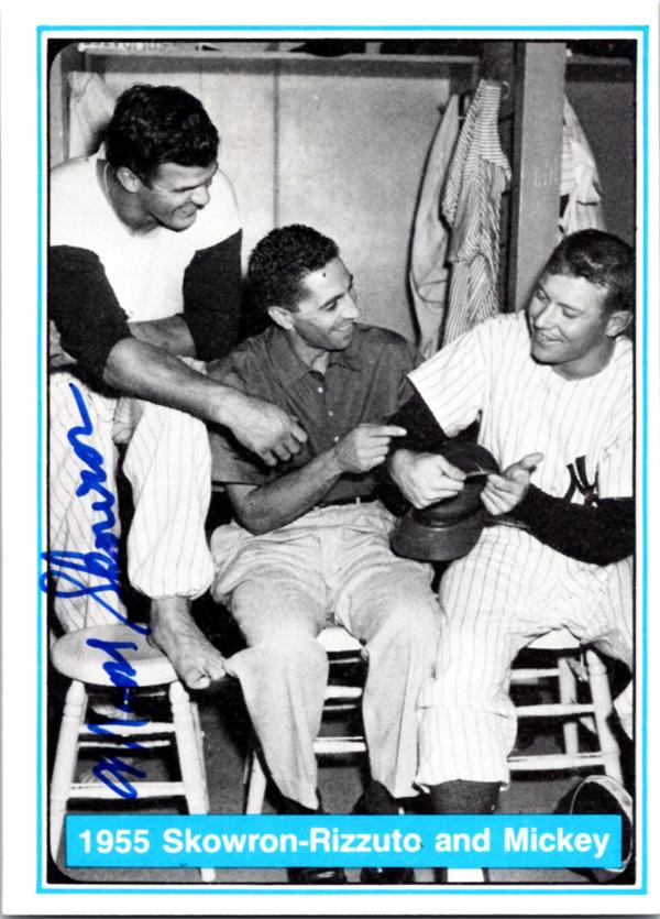 780551 Bill Moose Skowron Autographed Baseball Card -   York Yankees 1982 Authentic Sports No.23
