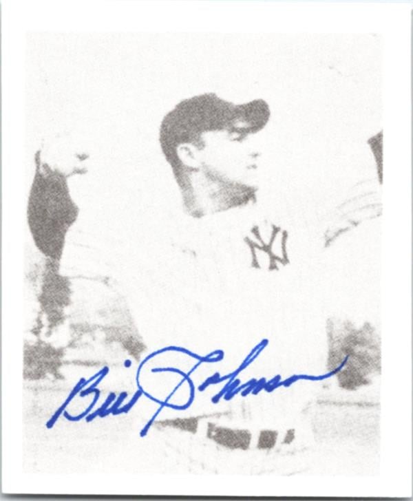 782965 Billy Johnson Autographed Baseball Card -   York Yankees 1987 CCC 1948 Reprint No.33