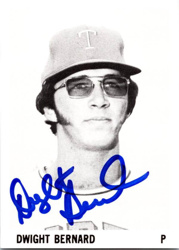782981 Dwight Bernard Autographed Baseball Card - Tidewater Tides, Mets 1975 Stewart Sandwiches No.DB