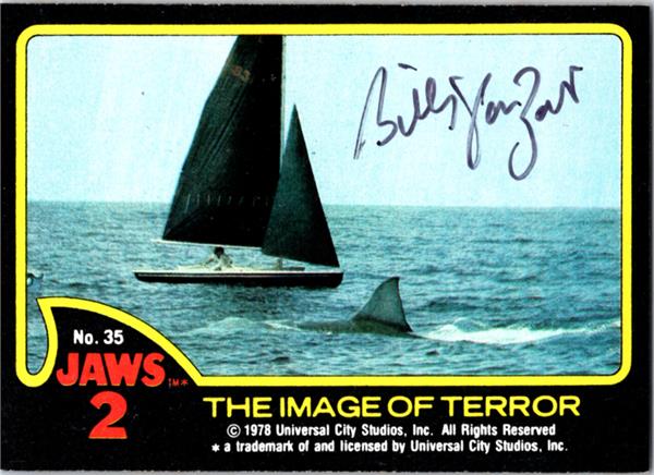 783131 Billy Van Zandt Autographed Trading Card - Jaws 2 1978 Universal Studios No.35