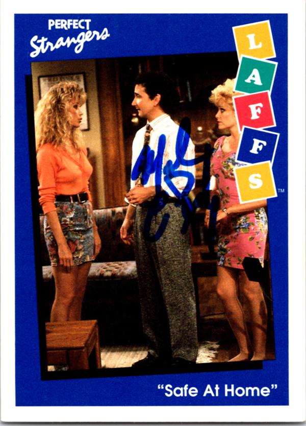 783149 Mark Linn-Baker Autographed Trading Card - Perfect Strangers, Larry Appleton 1991 Impel Laffs No.73