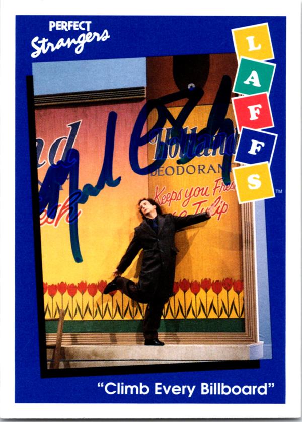 783152 Mark Linn-Baker Autographed Trading Card - Perfect Strangers, Larry Appleton 1991 Impel Laffs No.62