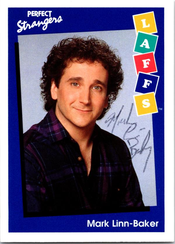 783157 Mark Linn-Baker Autographed Trading Card - Perfect Strangers, Larry Appleton 1991 Impel Laffs No.54