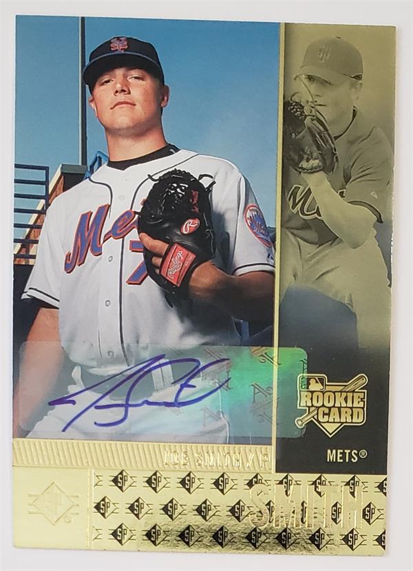 782000 Joe Smith Autographed Baseball Card -   York Mets 2007 Upper Deck Rookie Certified Gold No.135