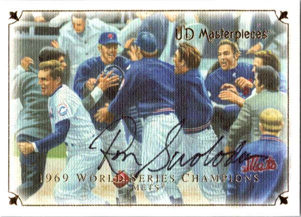 782789 Ron Swoboda Autographed Baseball Card -   York Mets 2007 Upper Deck Masterpieces No.85
