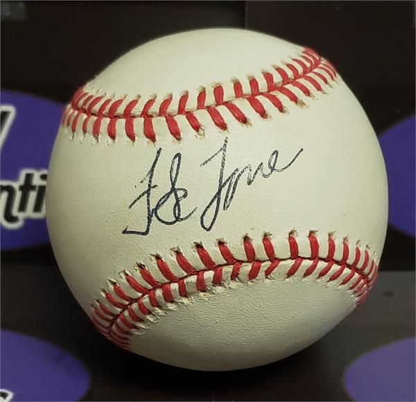 Picture of Autograph Warehouse 726312 Frank Torre Autographed Baseball - Romlb Milwaukee Braves WS Champ AL Ball