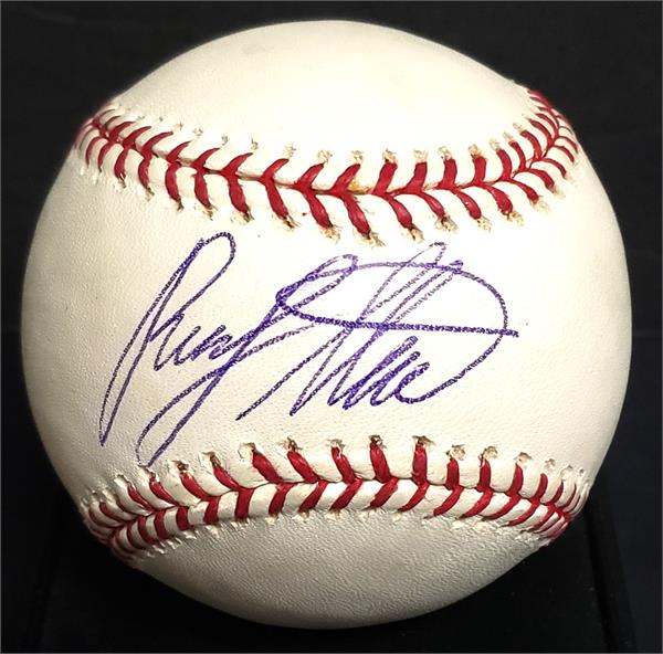 782302 Rusty Staub Autographed Baseball - Romlb   York Mets Tigers Expos Astros SC