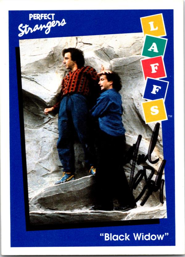 783146 Mark Linn-Baker Autographed Trading Card - Perfect Strangers, Larry Appleton 1991 Impel Laffs No.69